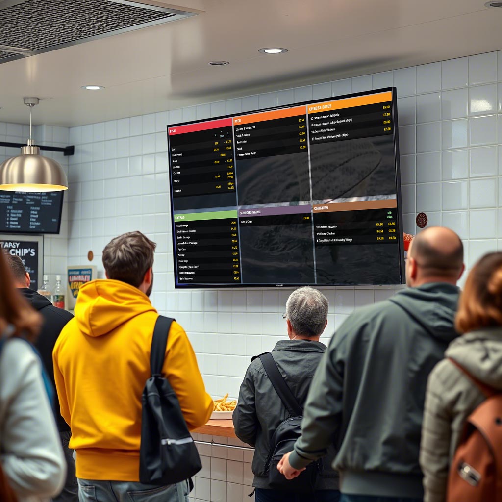 Digital Menu Board Example 3